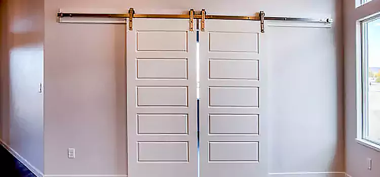 Glass Barn Door with Installation Hardware Kit Tonawanda